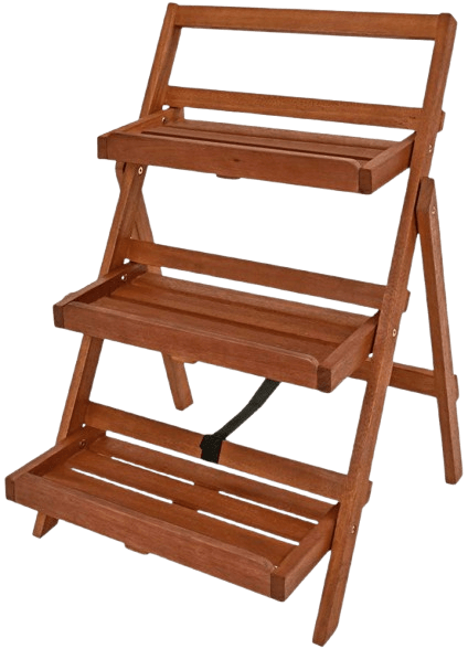 CASARIA® Folding Wooden Plant Stand 3-Tier Display